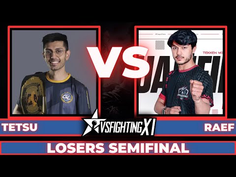 Raef (Jin) vs Tetsu (Claudio) - Losers Semifinals - TWT 2023 VS Fighting XI - Tekken7  Top8