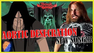 THEY'RE BACK!!! | Metalocalypse: Dethklok | Aortic Desecration (Lyric Video) | REACTION