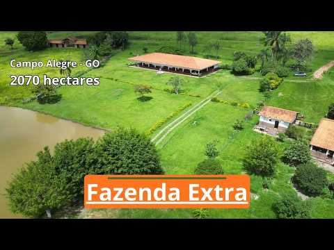 Fazenda extra e grande a venda em Goiás na margem da BR-050