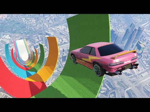 MEGA RAMPA 704 000% IMPOSIBLE!   EL CREADOR ESTA LOKOO!!   GTA V ONLINE