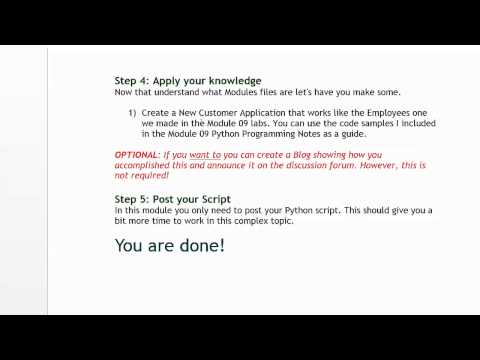 Python Module 09 13 Assignment 09 Starter