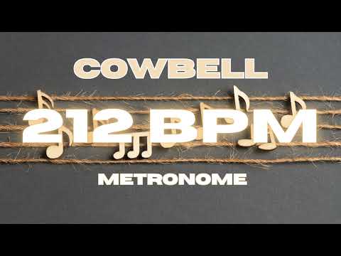 212 BPM - Cowbell Metronome