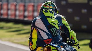 Download lagu First time Valentino Rossi track day in Mandalika street circuit Indonesia with vr46 riders academy mp3