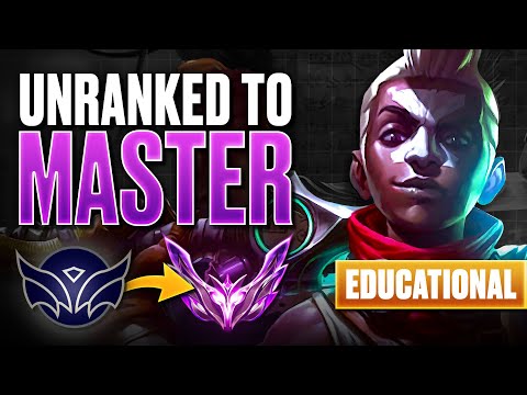 EDUCATIONAL Unranked to Masters on EKKO | How to Play Ekko Guide