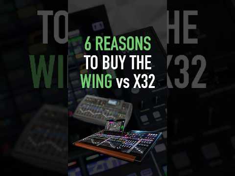 6 Reasons to Pick the Behringer WING Over the X32/M32 #behringerwing #drewbrashler