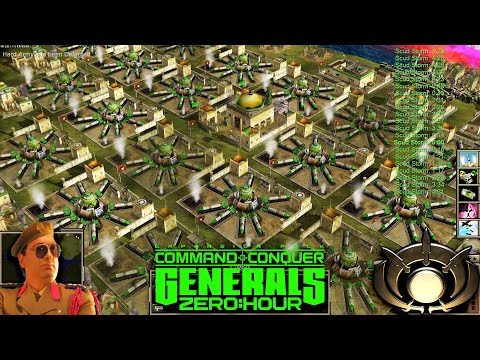 GLA Boss | 1vs7 China Generals | Command & Conquer Generals Zero Hour