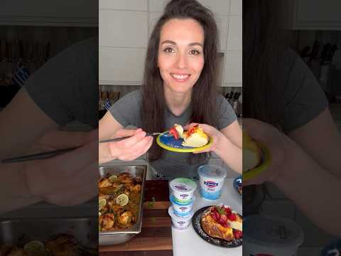 I can’t stop making this 3 Ingredient Greek Yogurt Cake #shorts