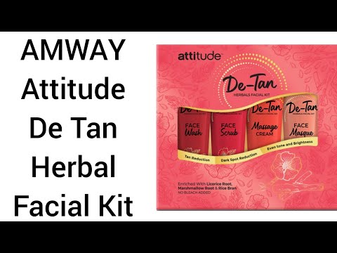 AMWAY Attitude™ De Tan Herbal  Facial Kit | AMWAY Attitude De Tan Kit