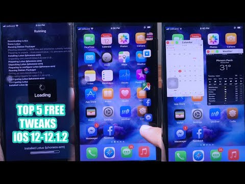 Top 5 BEST FREE Amazing Cydia Tweaks Compatible iOS 12-12.1.2
