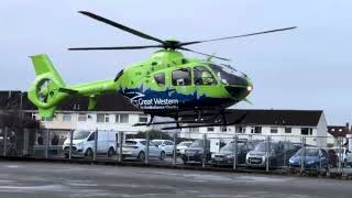 Air Ambulance Taking off