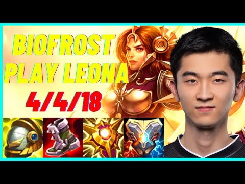 BIOFROST PLAYS LEONA VS RAKAN SUPPORT |NA GRANDMASTER PATCH 11.2| [League of Legends] Full Gameplay