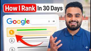 I Ranked a Brand New Website in 30 Days (SEO Case Study)