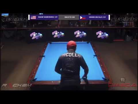 The Final Game of the hill - hill (119 -119) Match between Dennis Orcollo and Shane Van Boening