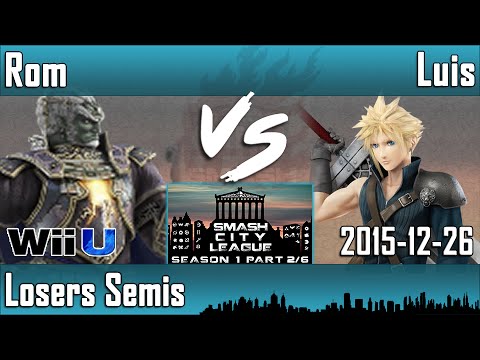SCLS1P2 - Rom (Ganondorf) vs Luis (Cloud,Bowser) - LS - Smash 4