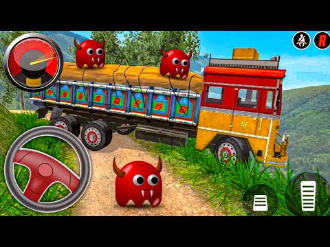 Real Indian Cargo Truck Simulator 2020: Offroad 3D - Truck Driving Sim Hilly Road Android Gameplay