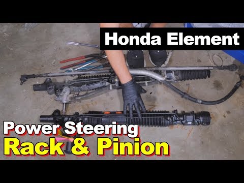 2006 Honda Element Rack and Pinion, Pressure & Return Hose w/ Wheel Alignment (Toe)