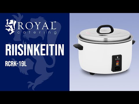 video - Riisinkeitin - 19 L - 2 800 W - Royal Catering