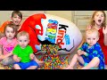 Five Kids Chocolate Surprise Eggs + more Children's videos