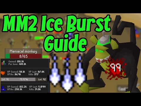 OSRS | MM2 Caves | Ice Burst Guide | 400kxp/Hour | Afking | Maniacal Monkeys