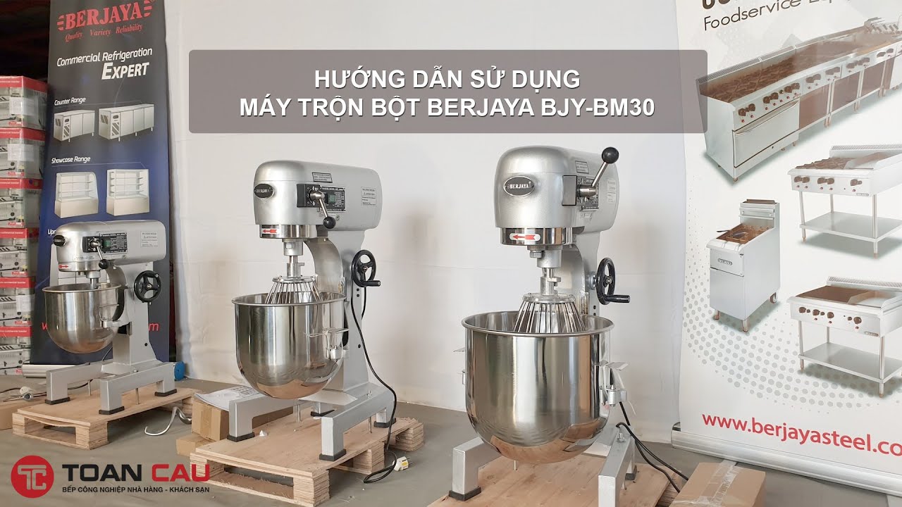 Máy trộn bột 30 lít Berjaya BJY-BM30 nhập khẩu Malaysia