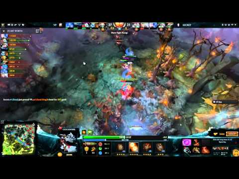 DotaCinema XMG Grand Final. Virtus.Pro vs Secret, bo5, game 4. 21.12.2014
