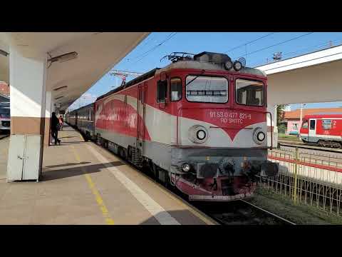 IR 1734 Cluj Napoca - Bucuresti Nord pleaca din statie de la linia 3