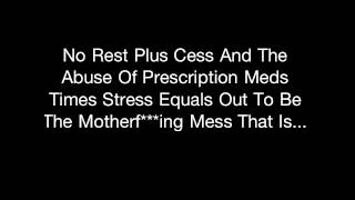 Chasing Pavement By MGK Lyrics on screen