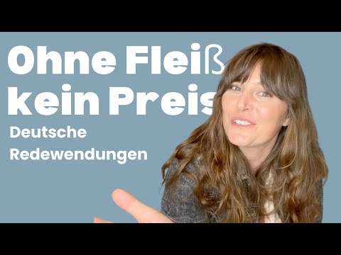 German saying: No pain, no gain