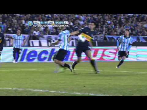 Gol Saja. Racing 2 Boca 0. Torneo Final 2013. Fecha 17. Fútbol Para Todos.