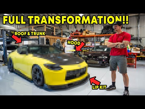 FIRST EVER FULL CARBON PACKAGE NISSAN PROTO Z!!