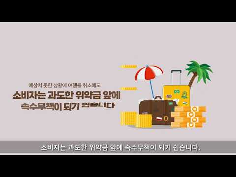 시민 대상 소비자 피해예방 콘텐츠 5편 (해외여행)