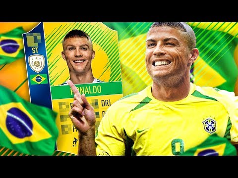 OMG THE OTHER BRAZIL STRIKER roNALDO! THE BRAZIL LEGENDS SQUAD! FIFA 18 ULTIMATE TEAM