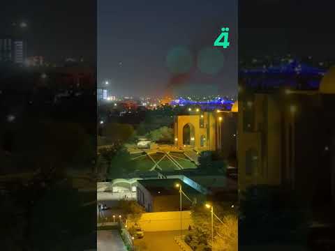 حريق في السفارة الأمريكية إثر استهدافها بطائرة مسيرة 