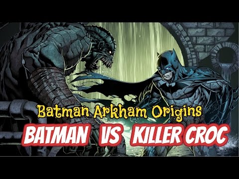Batman Arkham Origins: Batman vs Killer Croc - Boss Battle