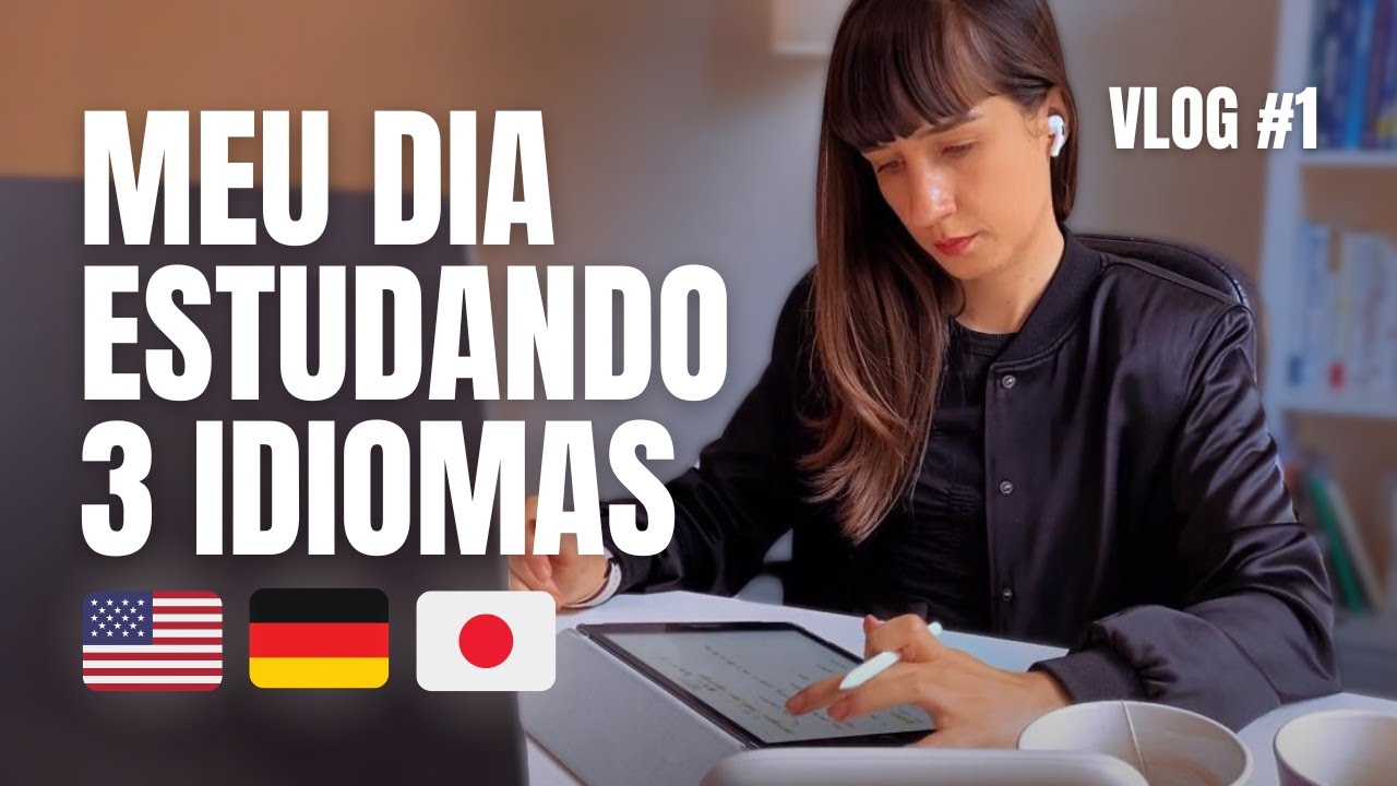 UM DIA NA MINHA VIDA ESTUDANDO 3 IDIOMAS E MORANDO NA ALEMANHA 🇩🇪 - VLOG | #01