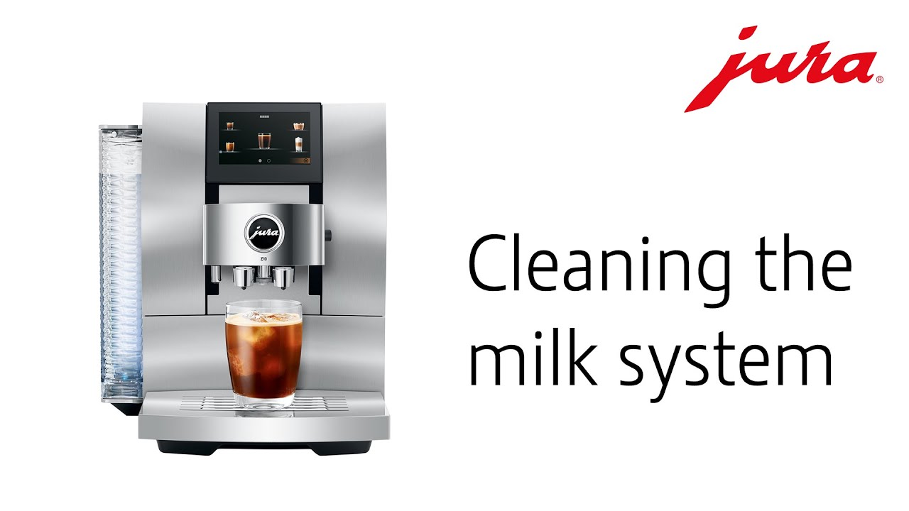 JURA Z10 - Cleaning the milk system