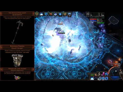 (PoE - 3.27 Keepers) Stormbind of Teleportation Hierophant - Full Showcase, No Commentary