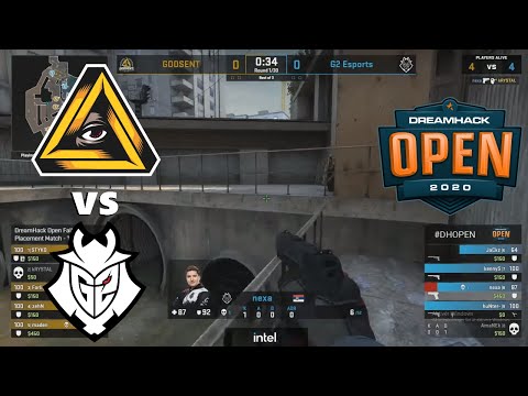 GODSENT vs G2 - Dreamhack Open 2020 - highlights - CS:GO