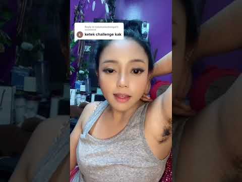 Ketek challen terbaru - Cantik imut berbulu ketiak lebat