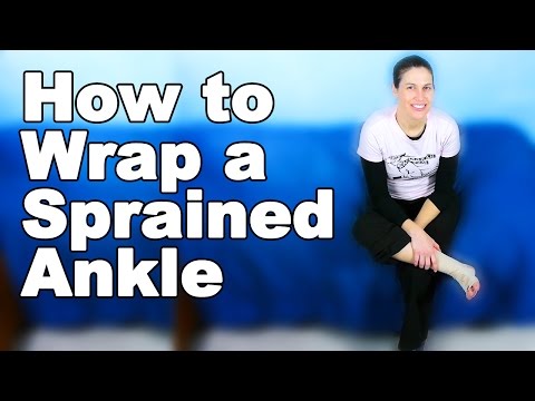 Wrapping a Sprained Ankle - Ask Doctor Jo