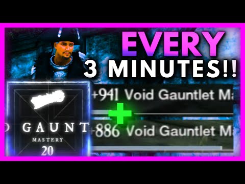 #1 VOID GAUNTLET LEVELING SPEED!! Less than 4 hours! Here's how!