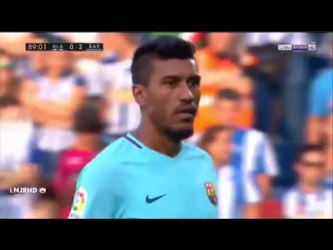 Paulinho vs Alavés   Barcelona and La Liga Debut 26 08 2017 HD