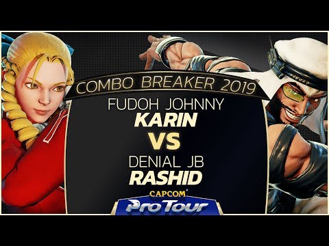 Fudoh Johnny (Karin) vs Denial JB (Rashid) - Combo Breaker 2019 Top 96 - CPT 2019