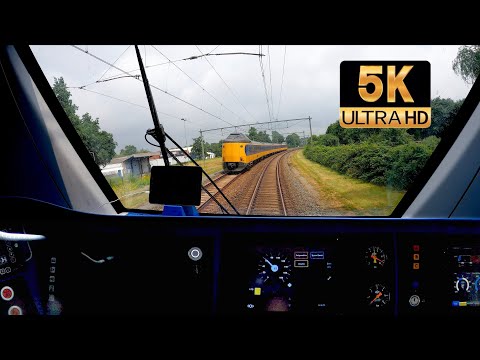 [5K] Utrecht - 't Harde TRAIN DRIVER'S POV SNG 11jul 2021