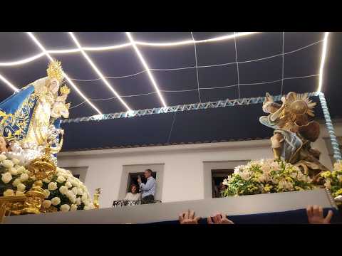 Encuentro de la Virgen de Luna con el Patrón de Villanueva de Córdoba, San Miguel en el Regajito