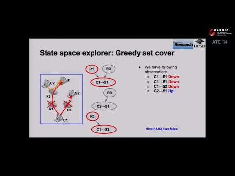 USENIX ATC '14 - Gestalt: Fast, Uniﬁed Fault Localization for Networked Systems