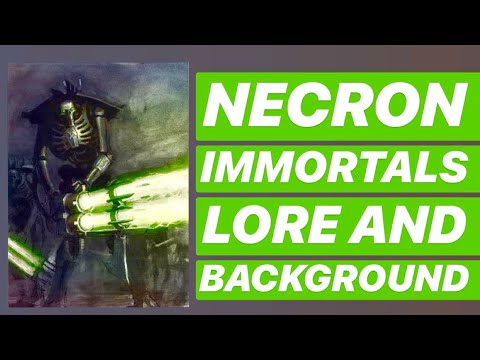 Necron Immortals Lore and Background