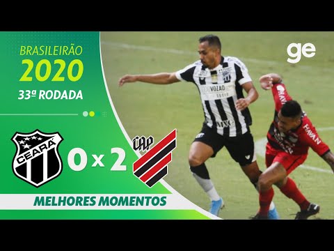 Gols e lances de Ceará x Athletico Paranaense