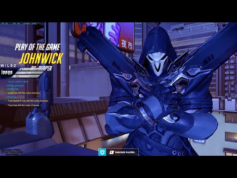 IDDQD DPS MAIN REAPER! POTG! [ OVERWATCH SEASON 24 TOP 500 ]