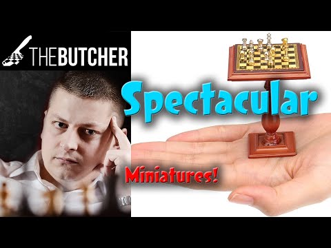 Best Miniature Games | Richter Makes Fajarowicz Fireworks!!